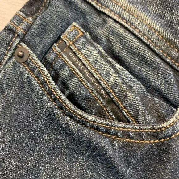 Diesel Black Gold 1829 Flared Slit Jeans - Picture 12 of 15